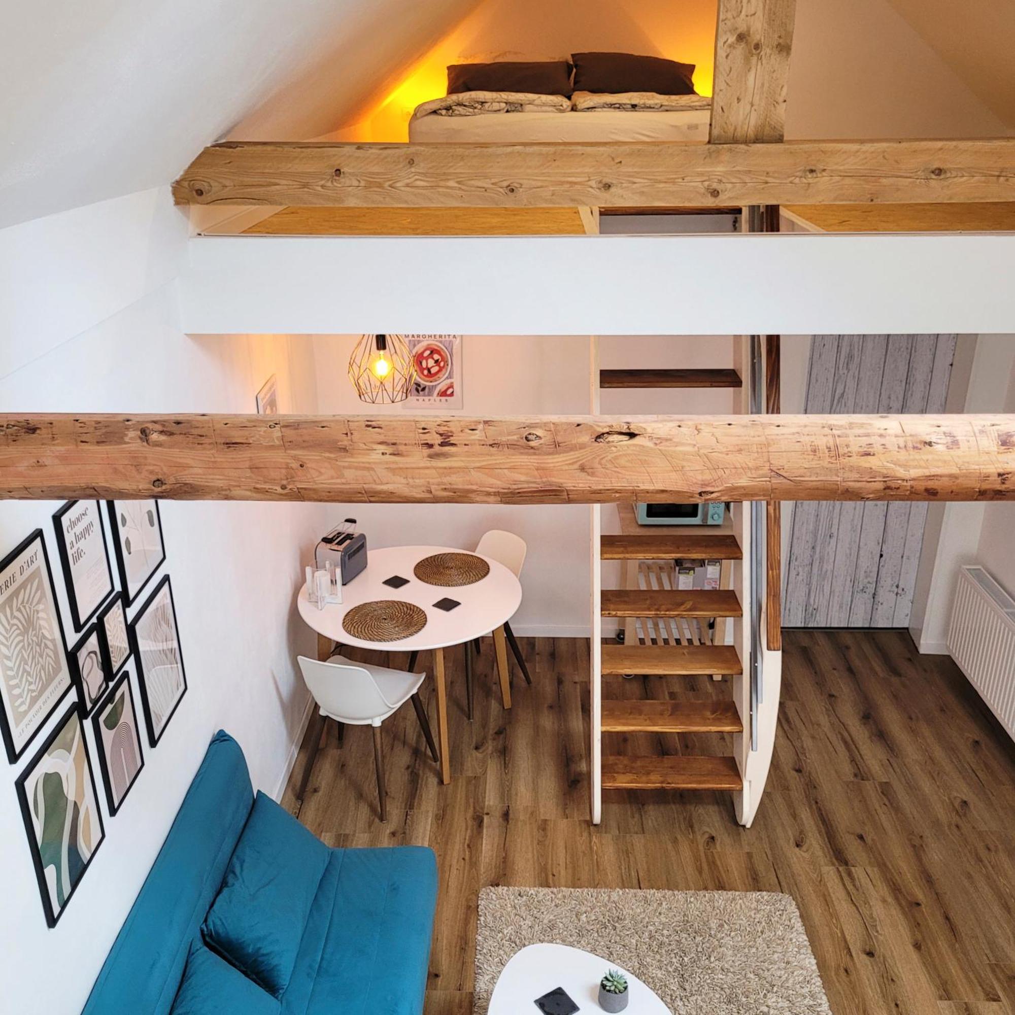 Modernes 1-Zimmer-Apartment Mit Galerie-Schlafkoje Im Skandinavischen Stil Ostenfeld  Eksteriør billede